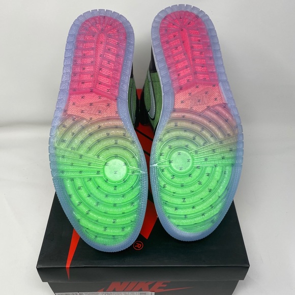 Air Jordan 1 Zen Green Sz 10.5 - Picture 4 of 4